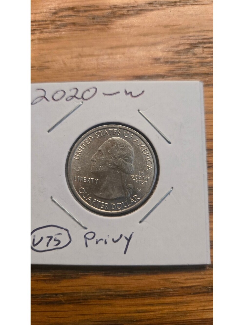 2020-W National Park Quarter With Privy - Great Sand Dunes National Park